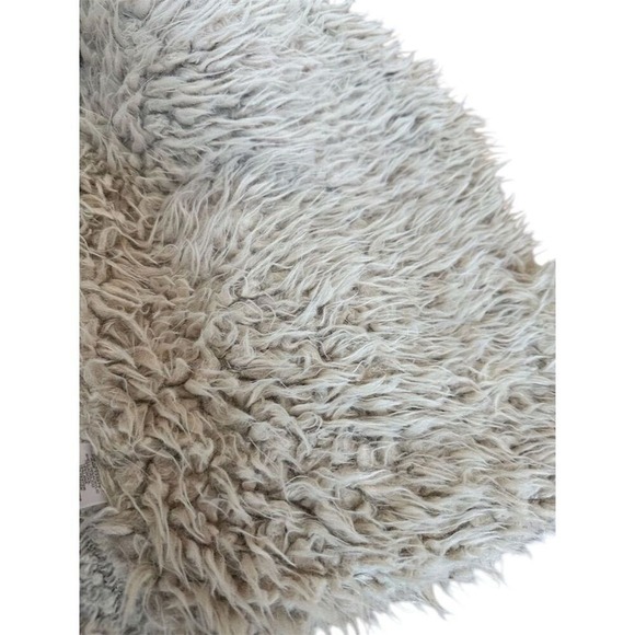 Love Tree‎ Womens Beige Faux Fur Sherpa Vest Size Small Casual Open Front - Picture 4 of 8